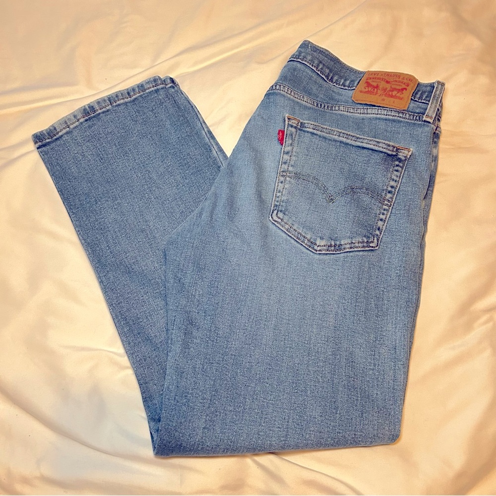 Levi’s 514 W36 X L 30 Men’s Straight Jeans Medium Wash EUC